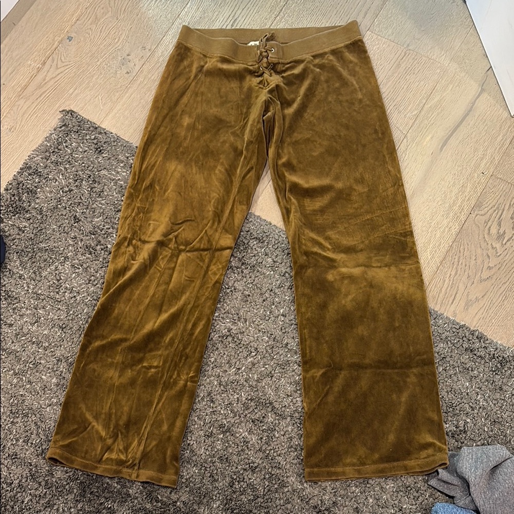 Juicy Couture Tan Velour Pants